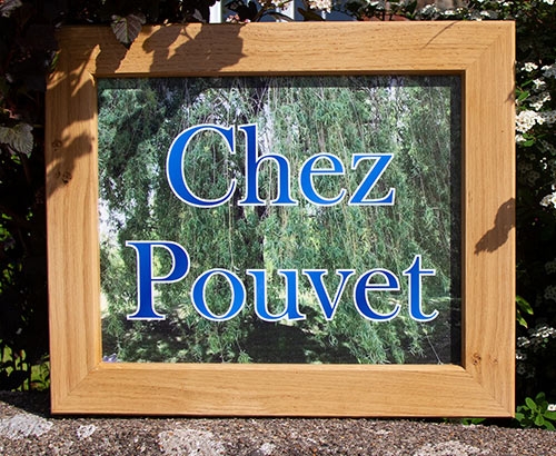 Bespoke Wooden Frames Oak Framed House Sign