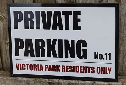 Very Durable ToughPrint Sign