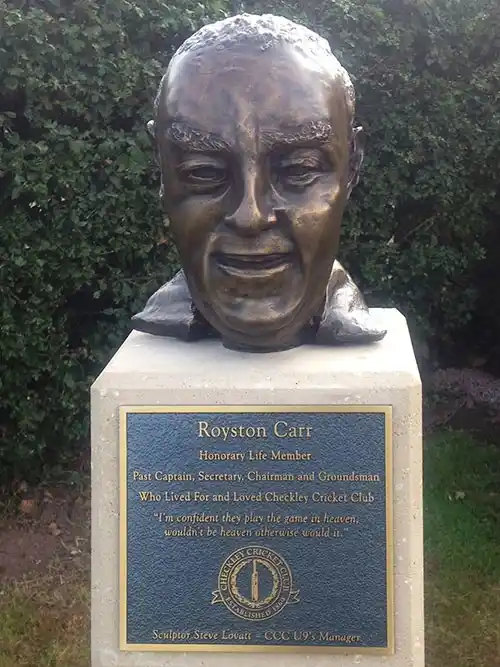 Cast Bronze Plaque under Bronze Sculpture