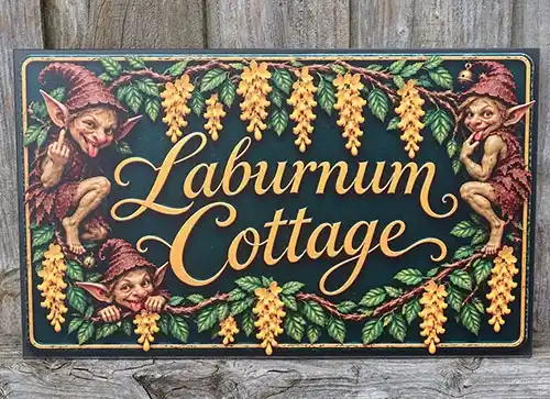 Full Colour Printed House Signs