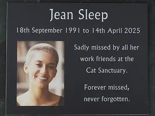 Can be satin finish or gloss Full Colour Printed Memorial