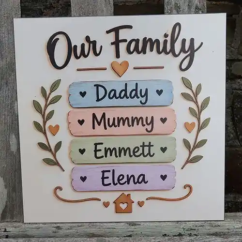 You Create - Family Sign