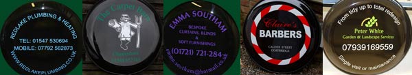 Personalised wheel covers - ideal for business