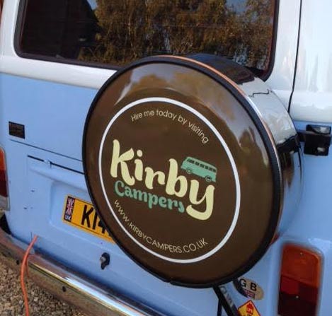 Campervan full wrap wheelcover