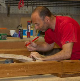 Carpenter at work