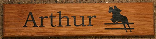 Extra Standard Picture Driftwood Stable Sign