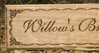 Elegant Wooden Signs