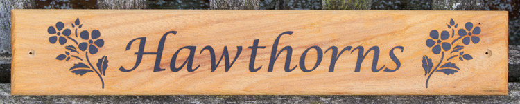 A driftwood iroko sign - 1308.SS.042 