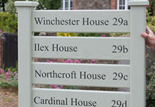 Painted Ladder Sign Painted Ladder Sign