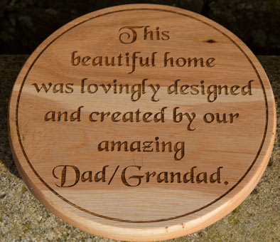 Round Oak Sign  ref - 1401.LW.038