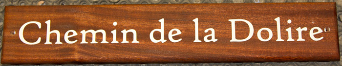 Sapele Driftwood Sign