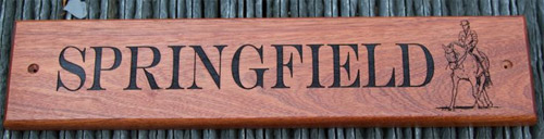 Sapele Wood Sign Font Engravers MT. ref - 1311.LW.065