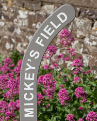 Hockey Stick Verge Sign